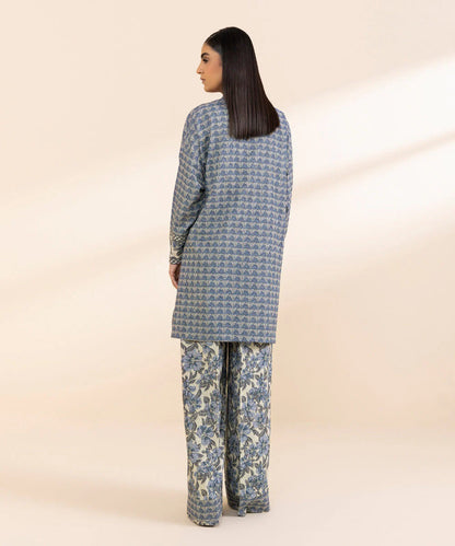 SAPPHIRE | UNSTITCHED 2 PIECE PRINTED CAMBRIC SUIT