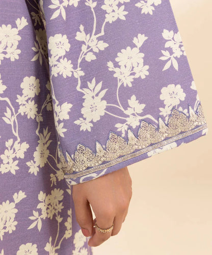 SAPPHIRE | UNSTITCHED 2 PIECE EMBROIDERED LIGHT KHADDAR SUIT