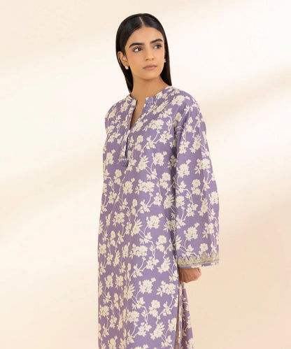 SAPPHIRE | UNSTITCHED 2 PIECE EMBROIDERED LIGHT KHADDAR SUIT