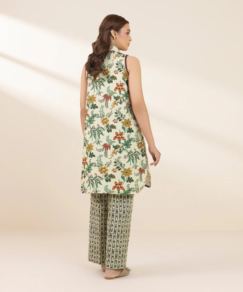 SAPPHIRE | UNSTITCHED 2 PIECE PRINTED KHADDAR SUIT