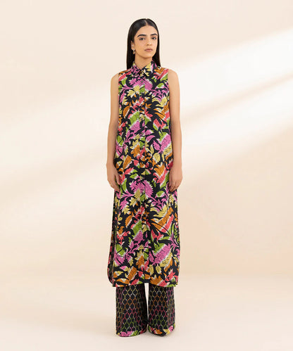 SAPPHIRE | UNSTITCHED 2 PIECE PRINTED KHADDAR SUIT