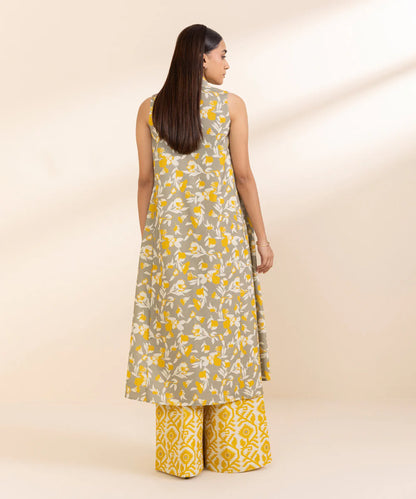 SAPPHIRE | UNSTITCHED 2 PIECE PRINTED LIGHT KHADDAR SUIT