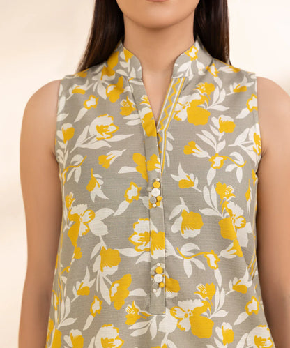 SAPPHIRE | UNSTITCHED 2 PIECE PRINTED LIGHT KHADDAR SUIT
