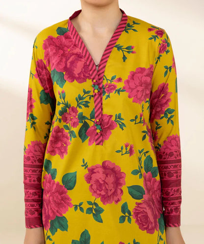 SAPPHIRE | UNSTITCHED 2 PIECE PRINTED COTTON VISCOSE SUIT