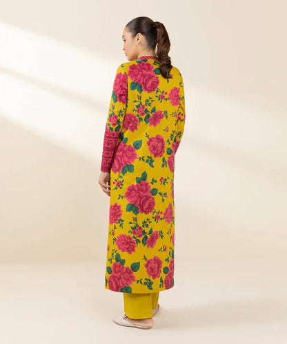 SAPPHIRE | UNSTITCHED 2 PIECE PRINTED COTTON VISCOSE SUIT
