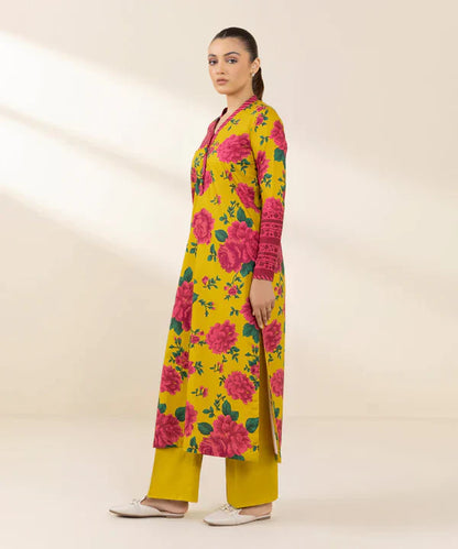 SAPPHIRE | UNSTITCHED 2 PIECE PRINTED COTTON VISCOSE SUIT