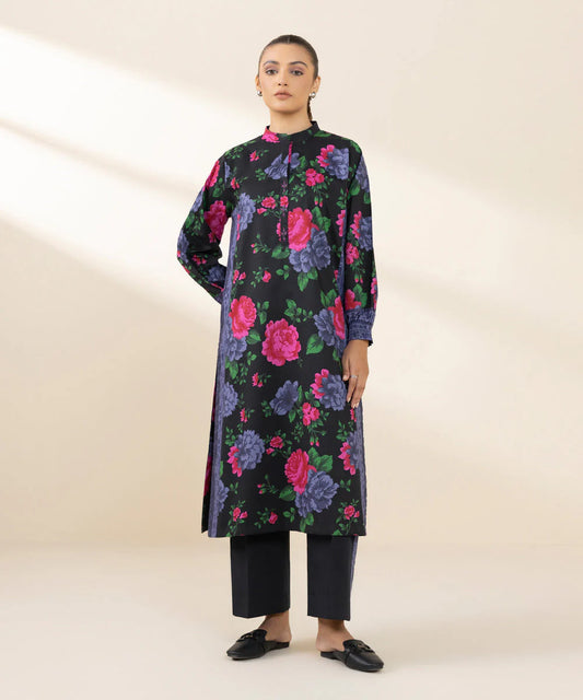 SAPPHIRE | UNSTITCHED 2 PIECE PRINTED COTTON VISCOSE SUIT