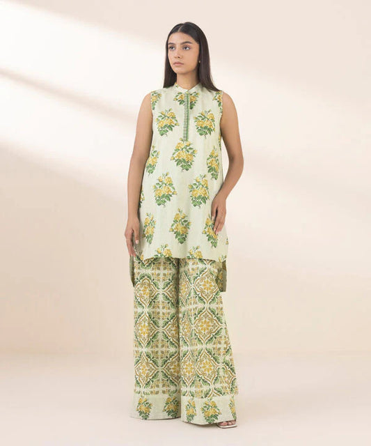 SAPPHIRE | UNSTITCHED 2 PIECE PRINTED LAWN SUIT