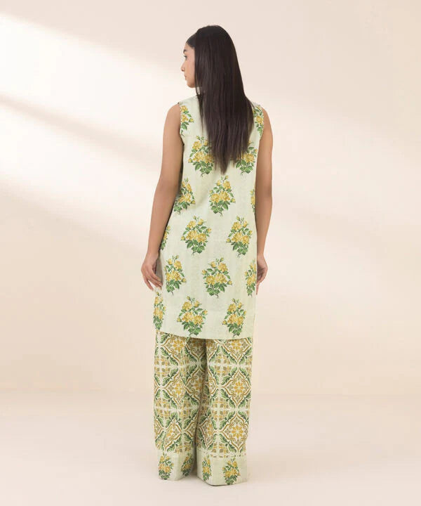 SAPPHIRE | UNSTITCHED 2 PIECE PRINTED LAWN SUIT