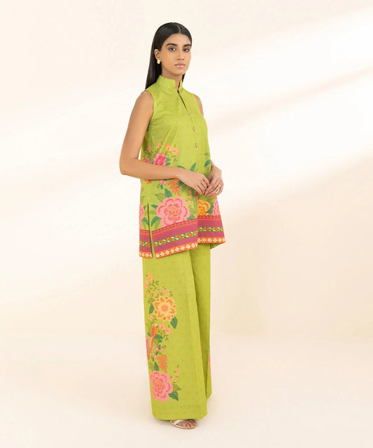 SAPPHIRE | UNSTITCHED 2 PIECE PRINTED LAWN SUIT