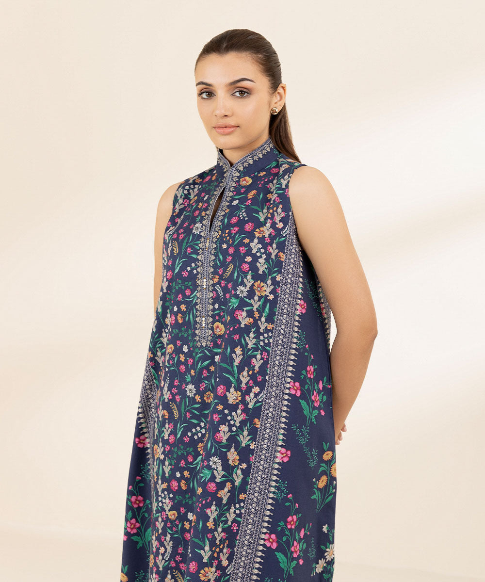 SAPPHIRE | UNSTITCHED 2 PIECE PRINTED LAWN SUIT