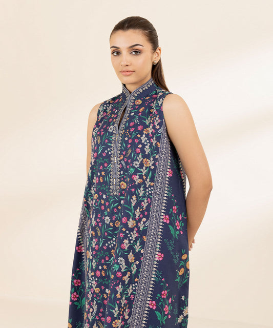 SAPPHIRE | UNSTITCHED 2 PIECE PRINTED LAWN SUIT