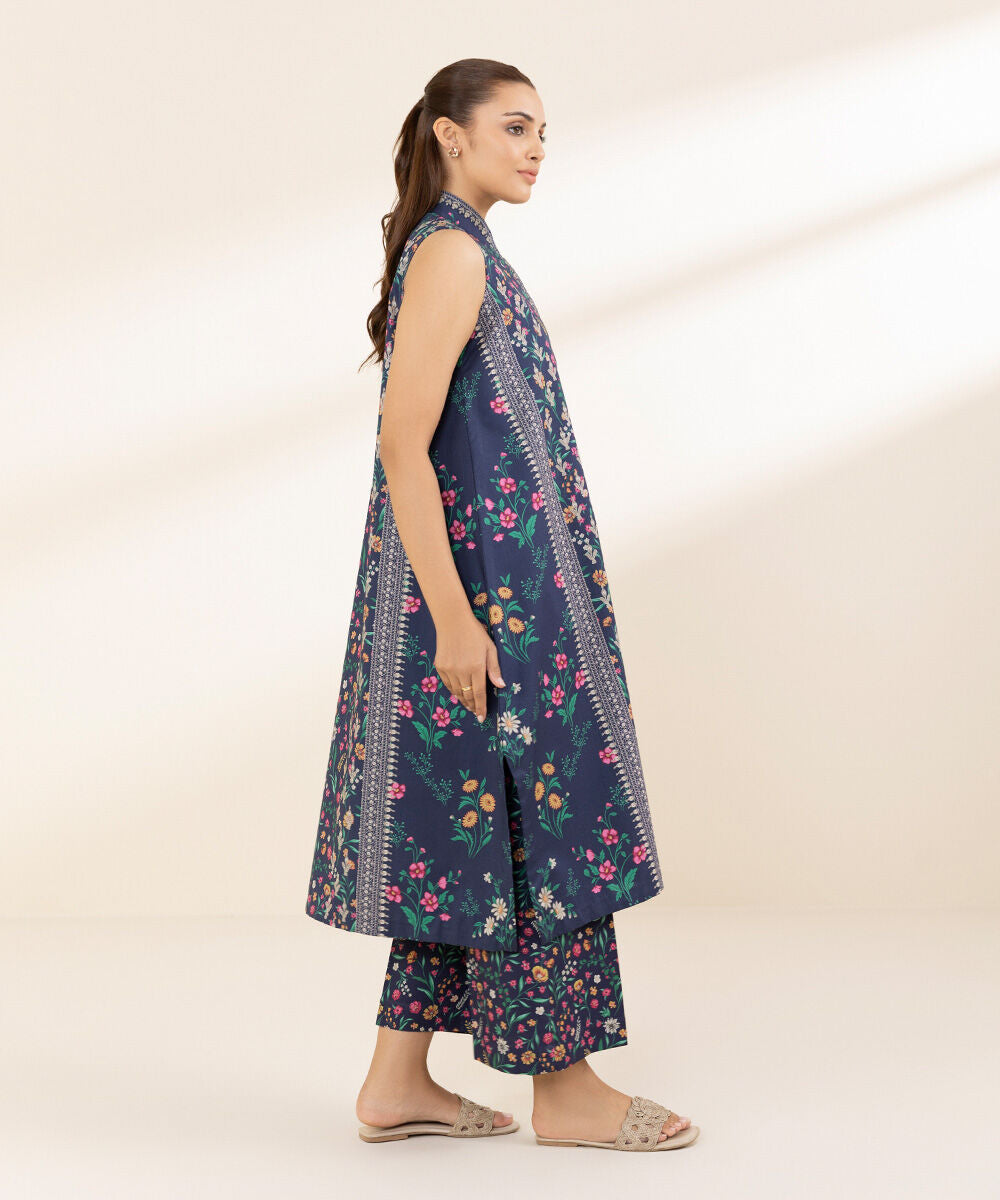 SAPPHIRE | UNSTITCHED 2 PIECE PRINTED LAWN SUIT
