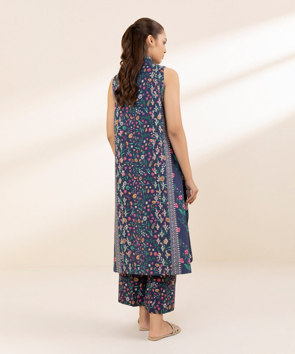 SAPPHIRE | UNSTITCHED 2 PIECE PRINTED LAWN SUIT
