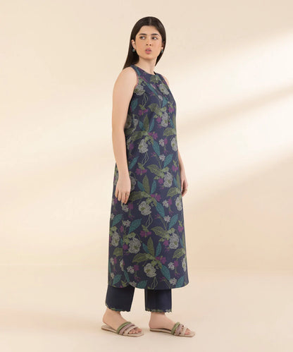 SAPPHIRE | UNSTITCHED 2 PIECE PRINTED LAWN SUIT