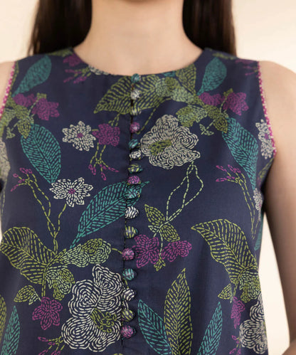 SAPPHIRE | UNSTITCHED 2 PIECE PRINTED LAWN SUIT