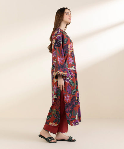 SAPPHIRE | UNSTITCHED 2 PIECE PRINTED LAWN SUIT