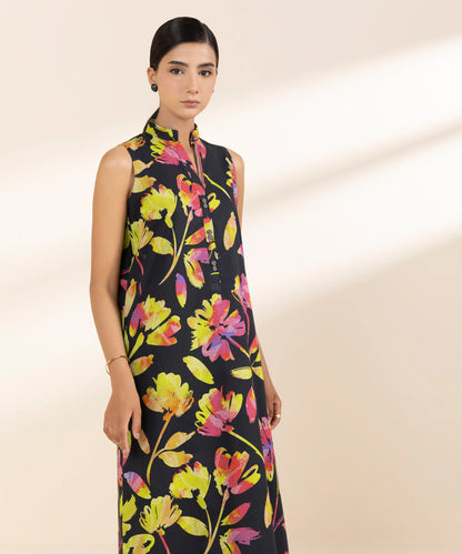 SAPPHIRE | UNSTITCHED 2 PIECE PRINTED LAWN SUIT