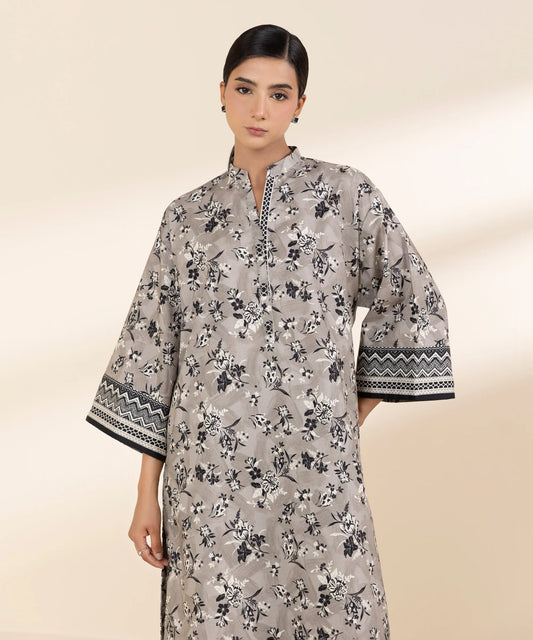 SAPPHIRE | UNSTITCHED 2 PIECE PRINTED LAWN SUIT