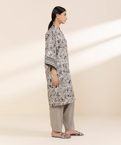 SAPPHIRE | UNSTITCHED 2 PIECE PRINTED LAWN SUIT