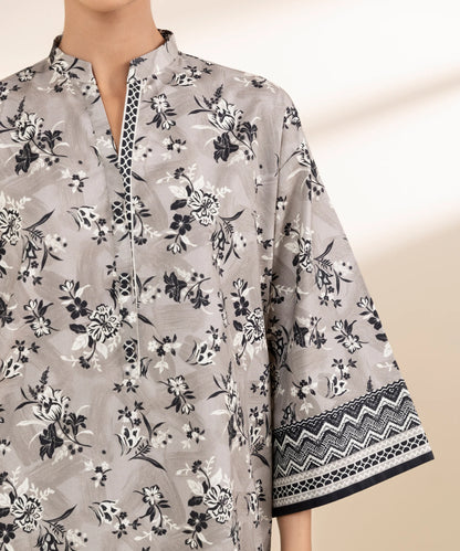 SAPPHIRE | UNSTITCHED 2 PIECE PRINTED LAWN SUIT