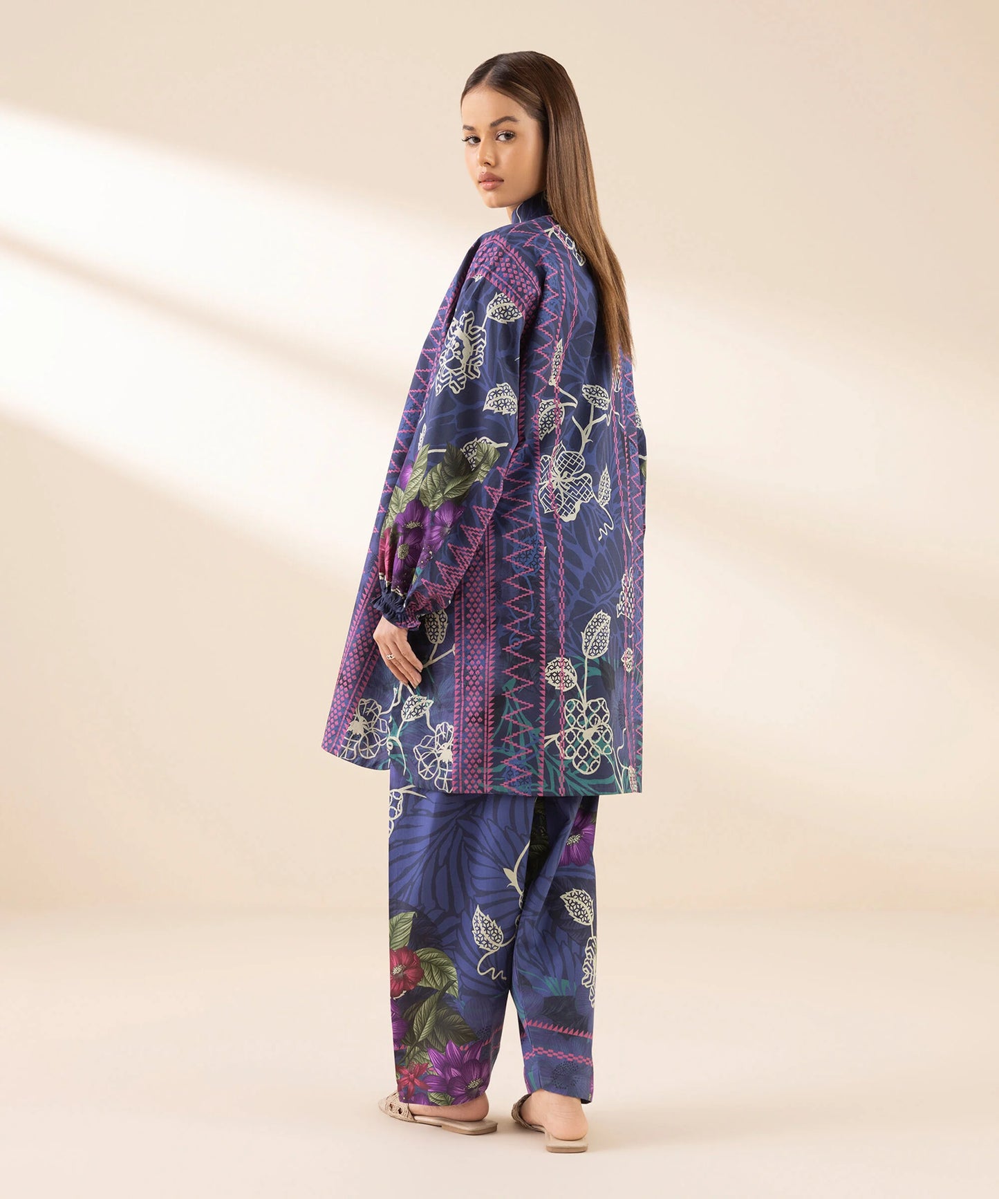 SAPPHIRE | UNSTITCHED 2 PIECE PRINTED LAWN SUIT