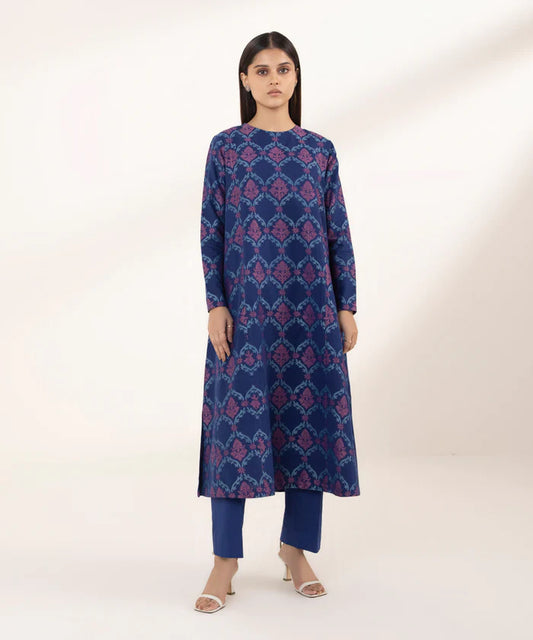 SAPPHIRE | UNSTITCHED 2 PIECE DYED JACQUARD SUIT