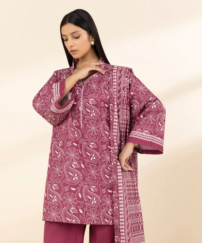 SAPPHIRE | UNSTITCHED 3 PIECE PRINTED LAWN SUIT