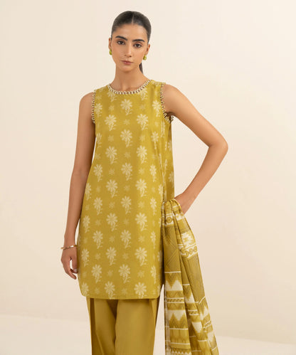 SAPPHIRE | UNSTITCHED 3 PIECE PRINTED LAWN SUIT