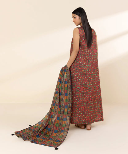 SAPPHIRE | UNSTITCHED 3 PIECE PRINTED LAWN SUIT