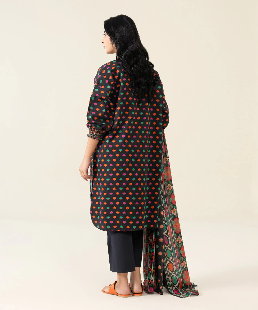 SAPPHIRE | UNSTITCHED 3 PIECE PRINTED LAWN SUIT