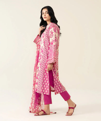 SAPPHIRE | UNSTITCHED 3 PIECE PRINTED LAWN SUIT