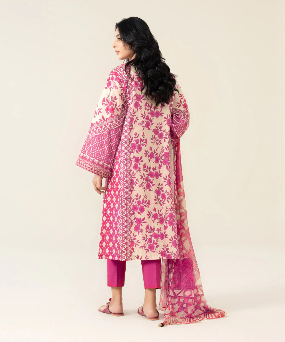 SAPPHIRE | UNSTITCHED 3 PIECE PRINTED LAWN SUIT