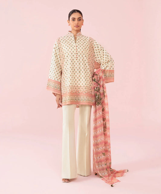 Sapphire | Unstitched 2 Piece Printed Cambric Suit