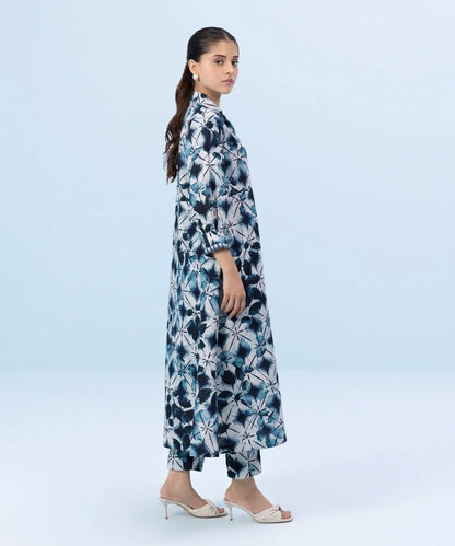 SAPPHIRE | UNSTITCHED 2 PIECE PRINTED LIGHT KHADDAR SUIT