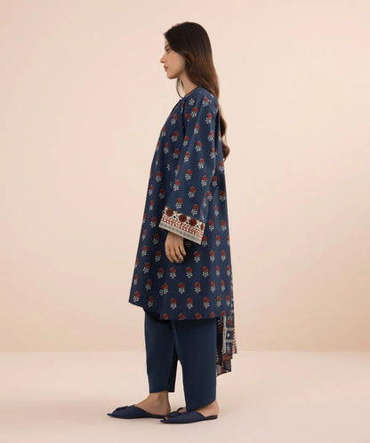 SAPPHIRE | UNSTITCHED 3 PIECE PRINTED LAWN SUIT