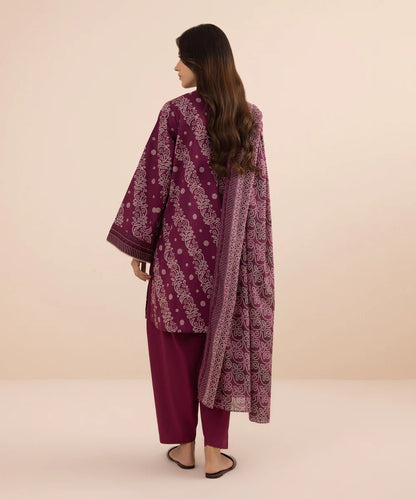 SAPPHIRE | UNSTITCHED 3 PIECE PRINTED LAWN SUIT