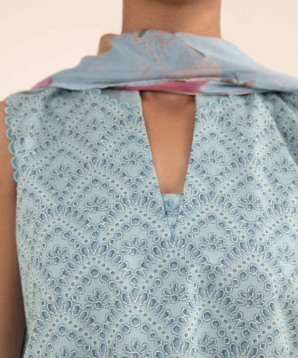SAPPHIRE | UNSTITCHED 2 PIECE PRINTED CAMBRIC SUIT