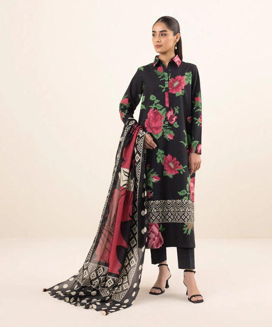 SAPPHIRE | UNSTITCHED 2 PIECE PRINTED CAMBRIC SUIT
