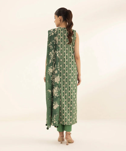 SAPPHIRE | UNSTITCHED 3 PIECE PRINTED LAWN SUIT