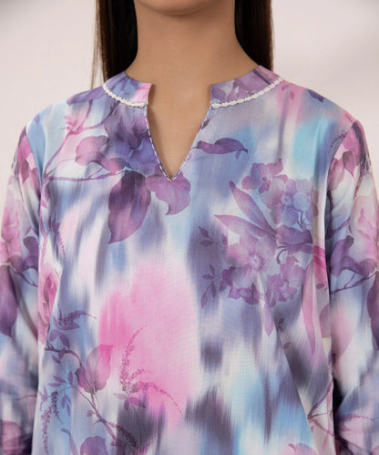 SAPPHIRE | UNSTITCHED 2 PIECE PRINTED LAWN SUIT