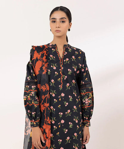 SAPPHIRE | UNSTITCHED 2 PIECE PRINTED LAWN SUIT