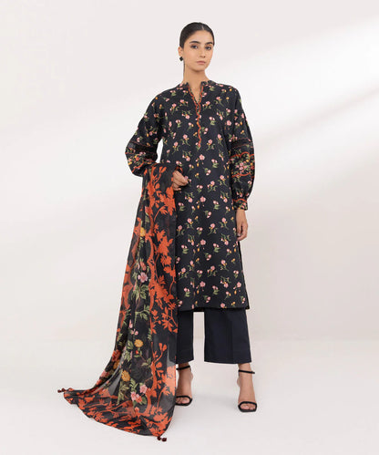 SAPPHIRE | UNSTITCHED 2 PIECE PRINTED LAWN SUIT