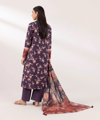 SAPPHIRE | UNSTITCHED 3 PIECE PRINTED LAWN SUIT