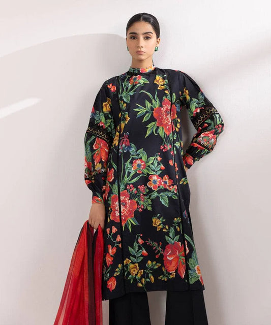 SAPPHIRE | UNSTITCHED 2 PIECE PRINTED LAWN SUIT