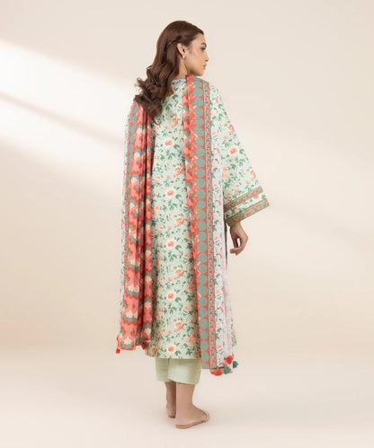 SAPPHIRE | UNSTITCHED 3 PIECE EMBROIDERED KHADDAR SUIT