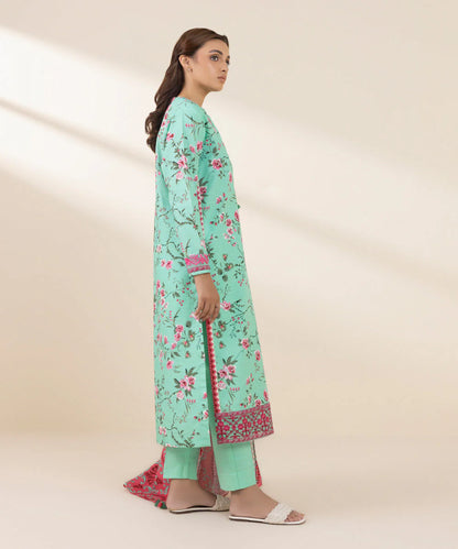 SAPPHIRE | UNSTITCHED 3 PIECE EMBROIDERED KHADDAR SUIT