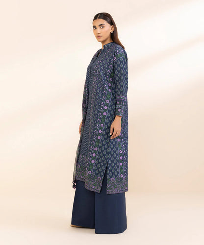 SAPPHIRE | UNSTITCHED 3 PIECE PRINTED LIGHT KHADDAR SUIT