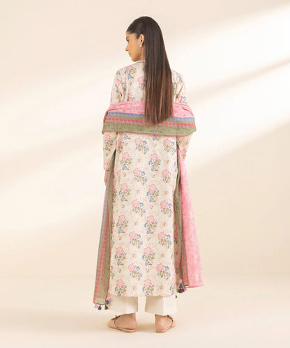 SAPPHIRE | UNSTITCHED 3 PIECE PRINTED LAWN SUIT