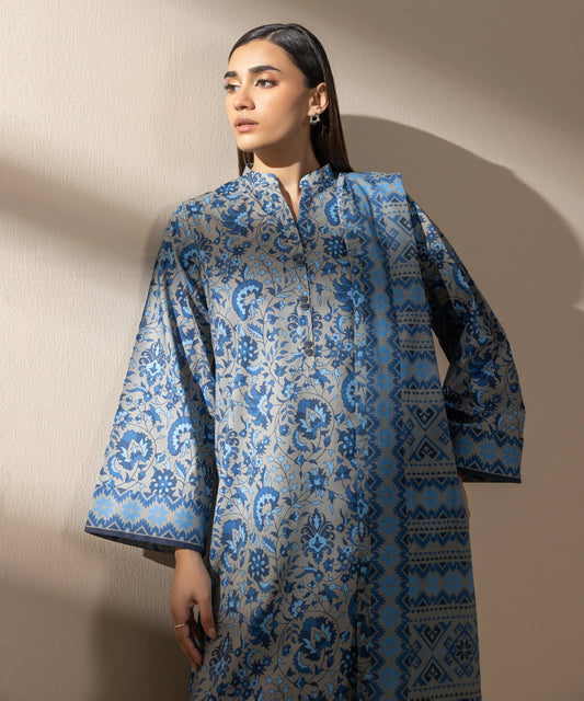 SAPPHIRE | UNSTITCHED 3 PIECE PRINTED LAWN SUIT